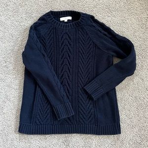 🚨 Price Drop 🚨 Cold Shoulder Navy Sweater